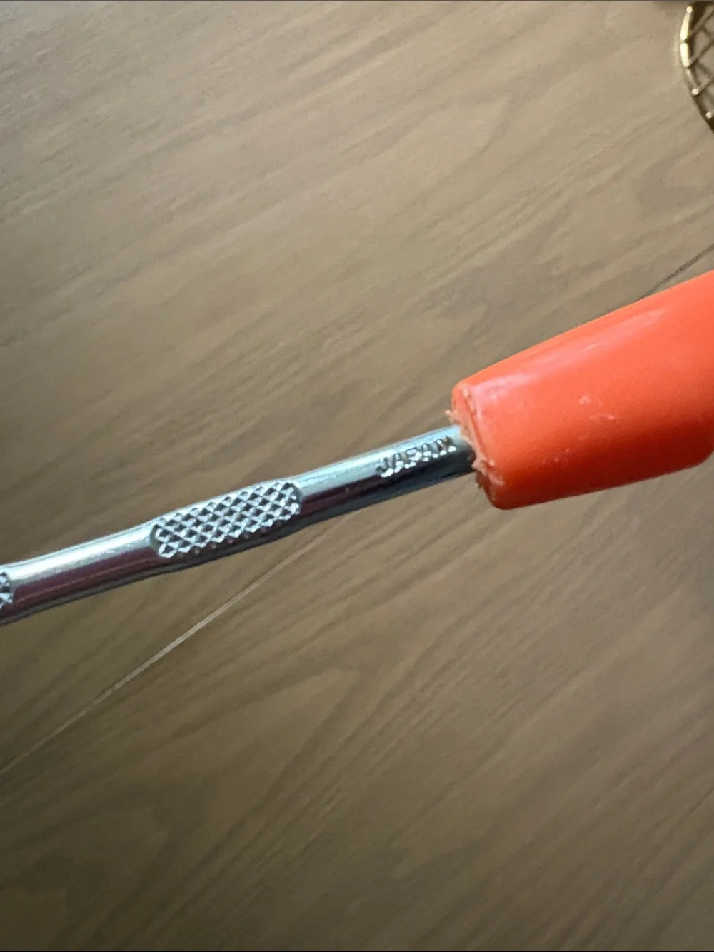 vintage Nevco MCM orange handle spatula